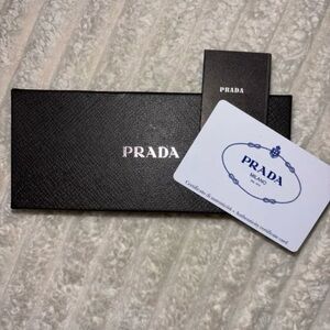 Prada Black Men's Glasses Case
